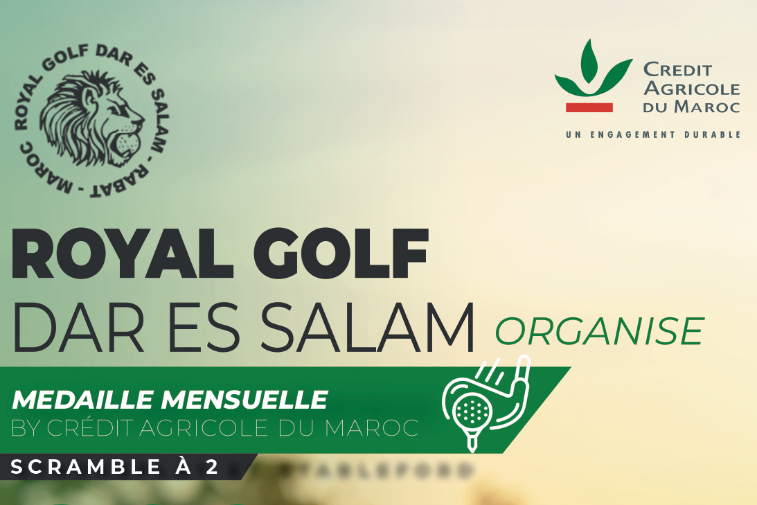 (Français) Coupe Médaille Mensuelle  Scramble à 2 by Crédit Agricole du Maroc